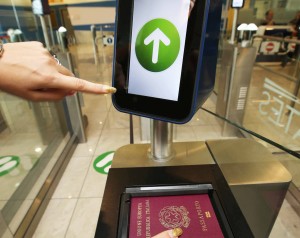 2 settembre 2015 Aeroporto Internazionale di Capodichino - Inaugurazione del nuovo dispositivo per il controllo automatico di frontiera -