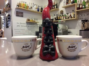 foto corno con Pulcinella