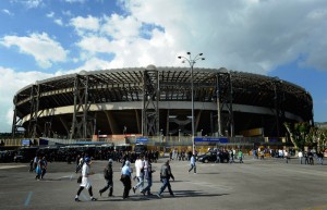 NAPOLI, ITALY - OCTOBER 21:  A General View of the Stadio San Paolo on October 21, 2010 in Napoli, Italy  (Photo by Claudio Villa/Getty Images)