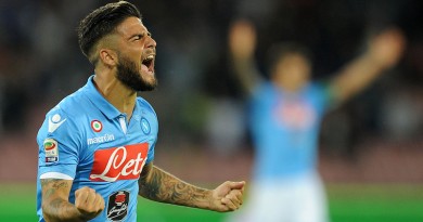 during the Serie A match between SSC Napoli and Torino FC at Stadio San Paolo on October 5, 2014 in Naples, Italy.