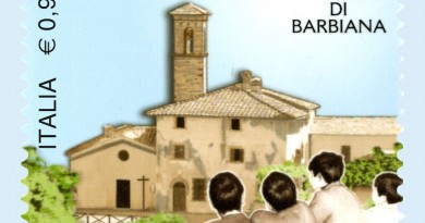 Francobollo scuola di barbiana