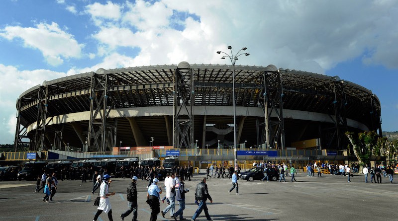 NAPOLI, ITALY - OCTOBER 21:  A General View of the Stadio San Paolo on October 21, 2010 in Napoli, Italy  (Photo by Claudio Villa/Getty Images)
