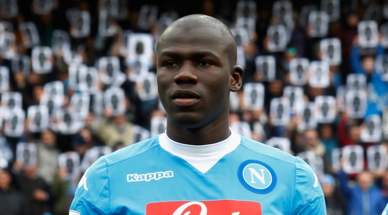 NAPLES, ITALY - FEBRUARY 07:  Kalidou Koulibaly of Napoli during the Serie A match between SSC Napoli and Carpi FC at Stadio San Paolo on February 7, 2016 in Naples, Italy.  (Photo by Maurizio Lagana/Getty Images)