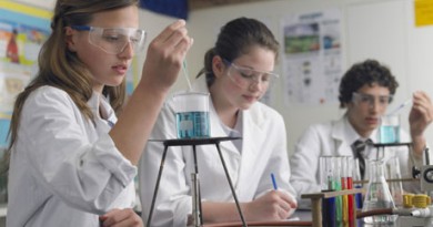 Female science students