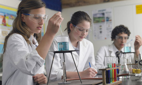 Female science students