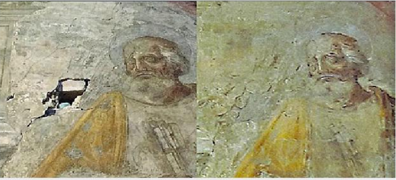 Prima e dopo il restauro