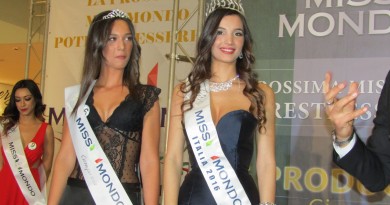 Miss Mondo campania con Miss Mondo 2016