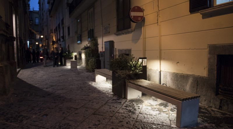 VIA F DE SANCTIS_notte_INAUGURAZIONE ADOTTA UNA STRADA 6_12_16