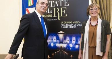 Antonio Marzullo direttore artistico Un'Estate da Re e Rosanna Purchia Soprintendente Teatro San Carlo