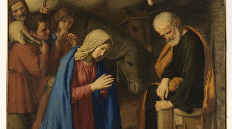 Napoli, Museo di Capodimonte
Giovanni Battista Salvi (Sassoferrato) (1605/ 1685)
Adorazione dei pastori
olio su tela, cm 134 × 99
Indicazione generica sec. XVII
Museo di Capodimonte, Napoli