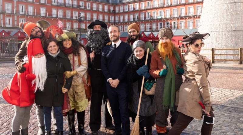 Delegaci¢n europea de la Navidad en Plaza Mayor