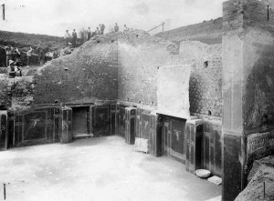 1. La Schola durante gli scavi del 1915-16