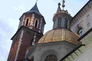 la cupola di oro della cattedrale