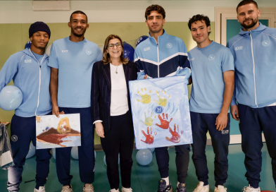 I campioni azzurri in visita ai piccoli pazienti I campioni azzurri in visita ai piccoli pazienti