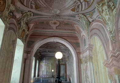 Reggia di Portici, il restauro dello Scalone monumentale